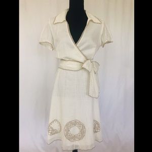Cotton Wrap Dress